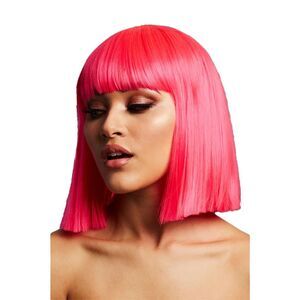 Fever Womens/Ladies Lola Wig / Neon Pink